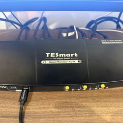 TESmart USB-C Dual Monitor KVM Docking Station