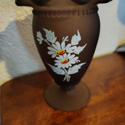 Fluted Satin Vase