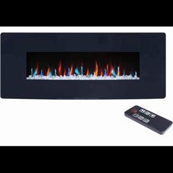 36 in electric fireplace heater