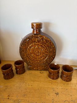 Aztec Mexican liquor set $80 obo