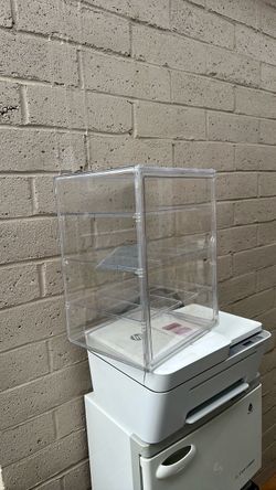 Clear Acrylic Display Case with Shelves