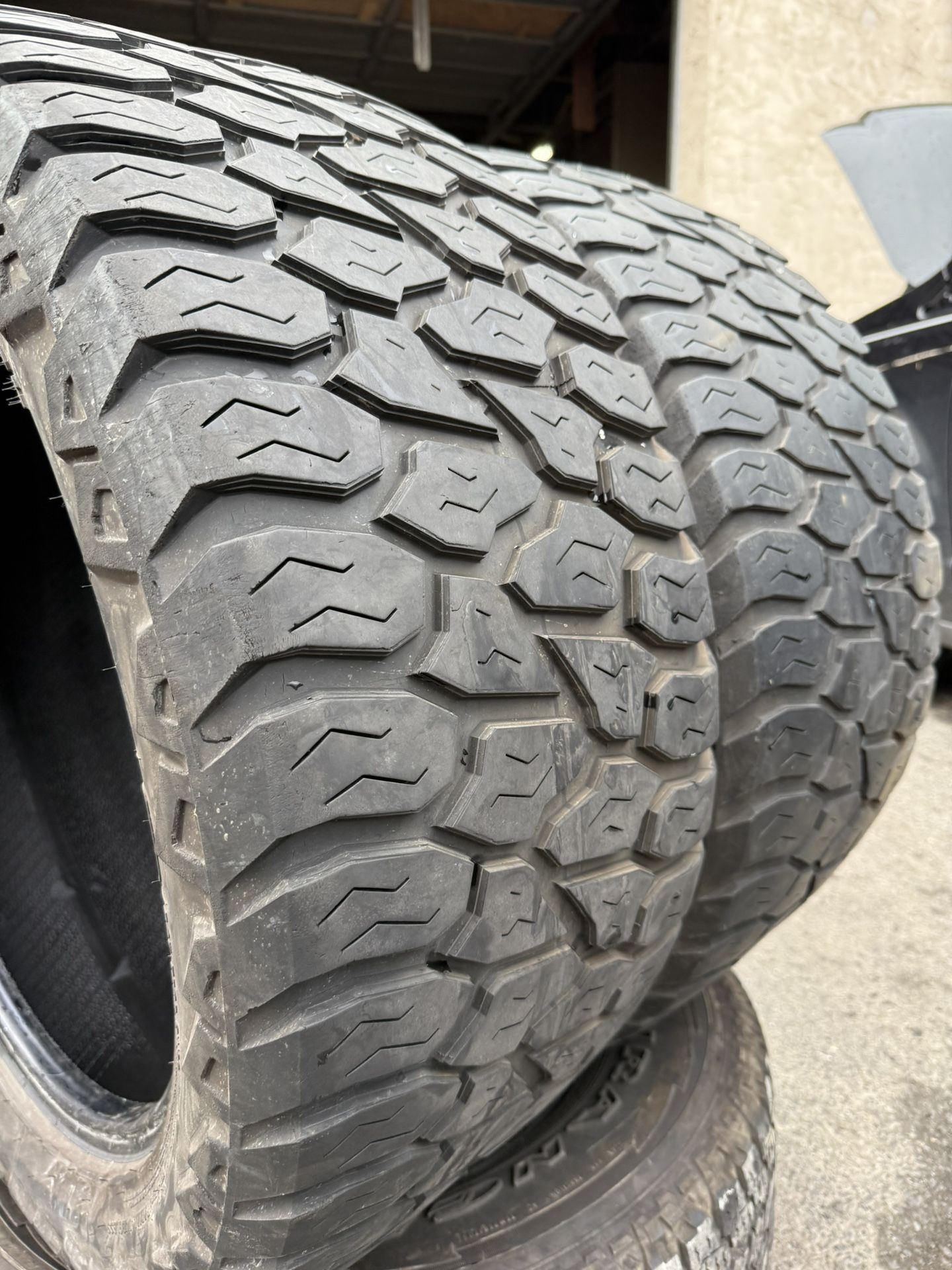 2 Used 33X12.50R22 LT TERRAIN ATTACK AMP A Tires