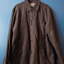 Van Heusen Suede Windbreaker - L