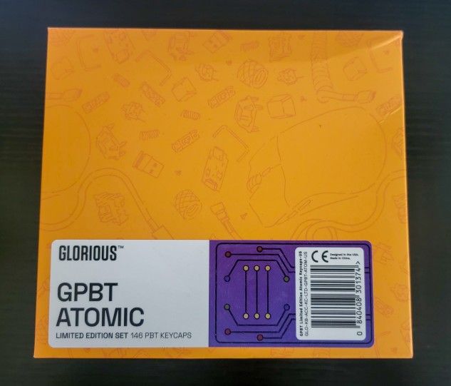 Glorious GPBT Atomic Keycaps - Limited Edition 146 Keycaps
