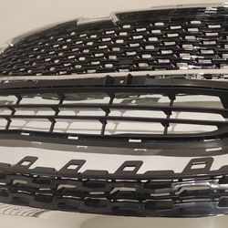 Malibu Front Grille 3 PCS Fits For 2014 2015 2016 Chevy Malibu, Upper/Center/Lower Grille Fits for 2014, 2015, and 2016