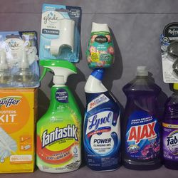 Lot Of 9 Household Cleaning Bundle 