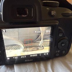Nikon D3300 With 18-55 Mm Lens And Vivitar Lens 