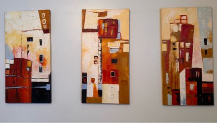 WALL ART (3-piece painting)