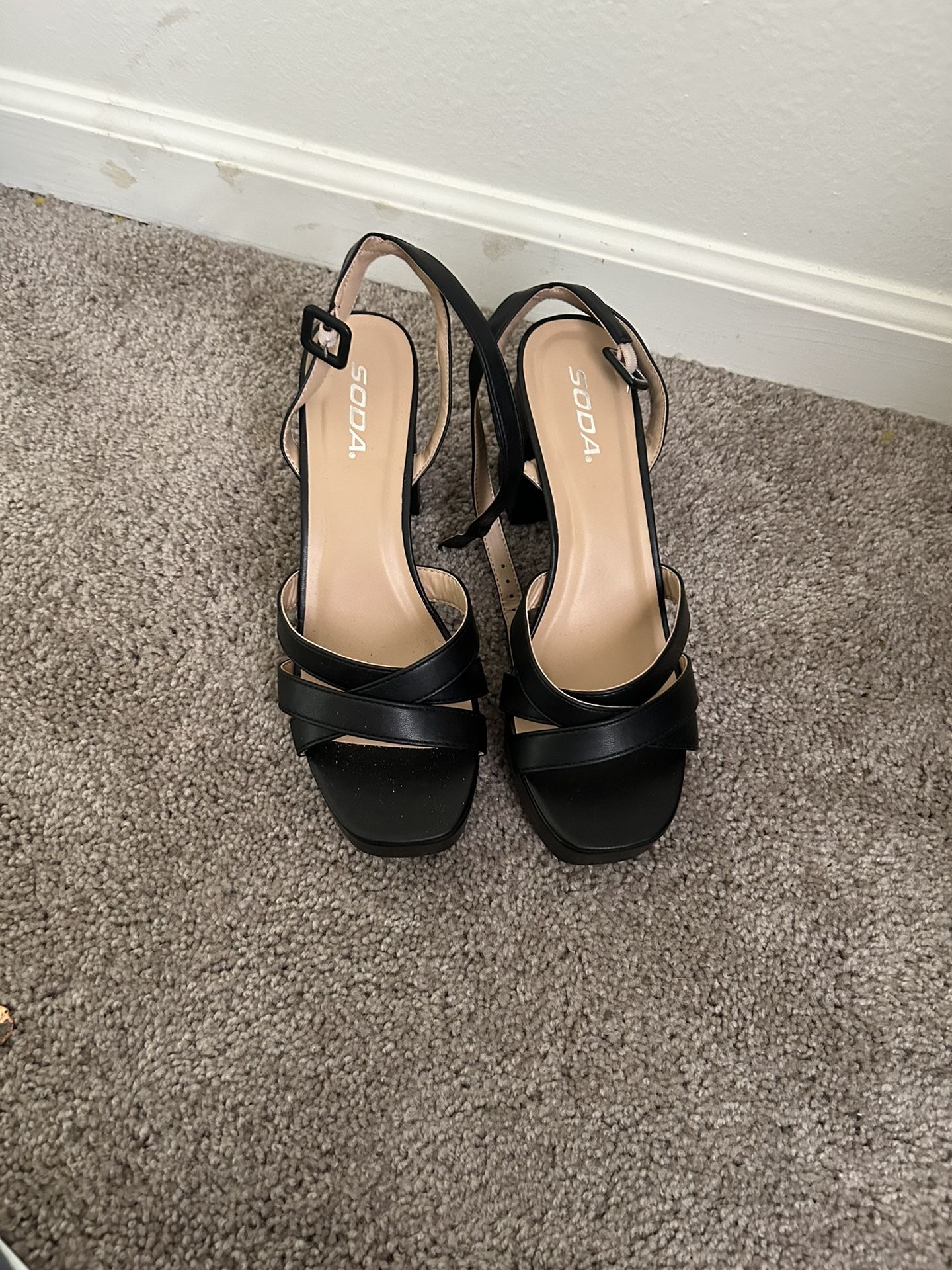 Soda Chunky Heels