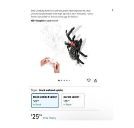 Brand new Wall Climbing Remote Control Spider