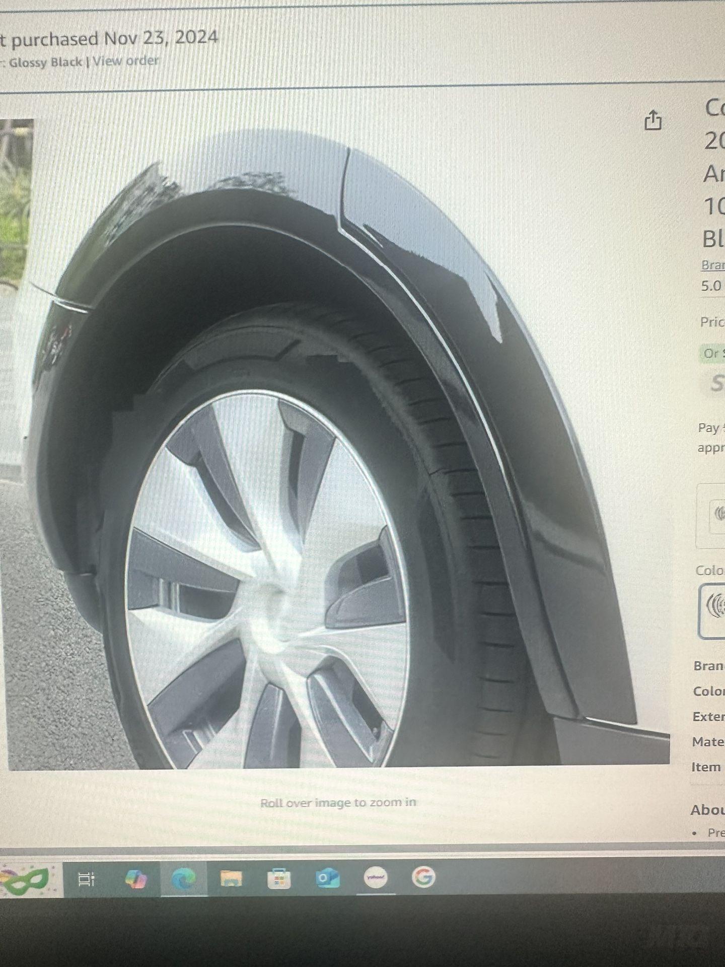 Body Fender Tesla Model Y