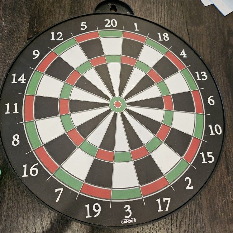 Kids 2 Sided Magnetic Dart Board 