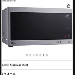 LG Stainless Steel Microwave!