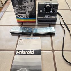 Vintage Poloroid "The Button" Camera
