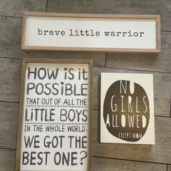 Boys Room Wall Decor