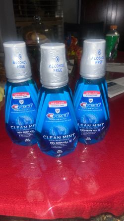 Crest ProHealth Clean Mint Mouthwash 500Ml $2.50 Each 