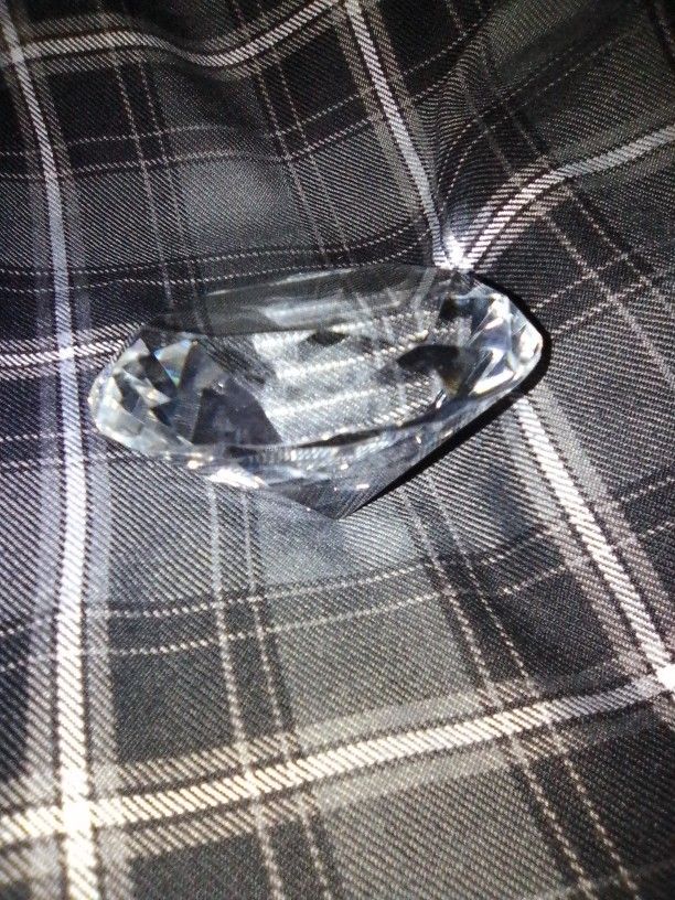 Crystal Diamond Paperweight