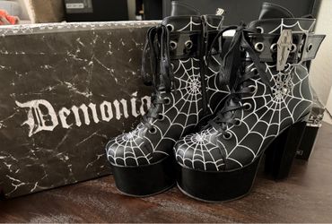 Demonia Chunky Platform Heels