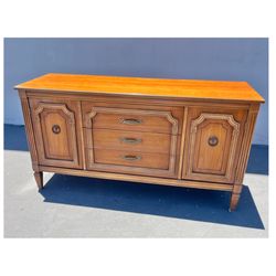 MCM Credenza Dresser Sideboard Vintage Solid Wood