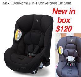 New Maxi-COSI Romi 2-in-1 Convertible Car Seat, Infant Baby Seat, Rear & Forward Facing, 5-40 lbs, 30-50 lbs, Lightweight, Latch Installation, Machine
