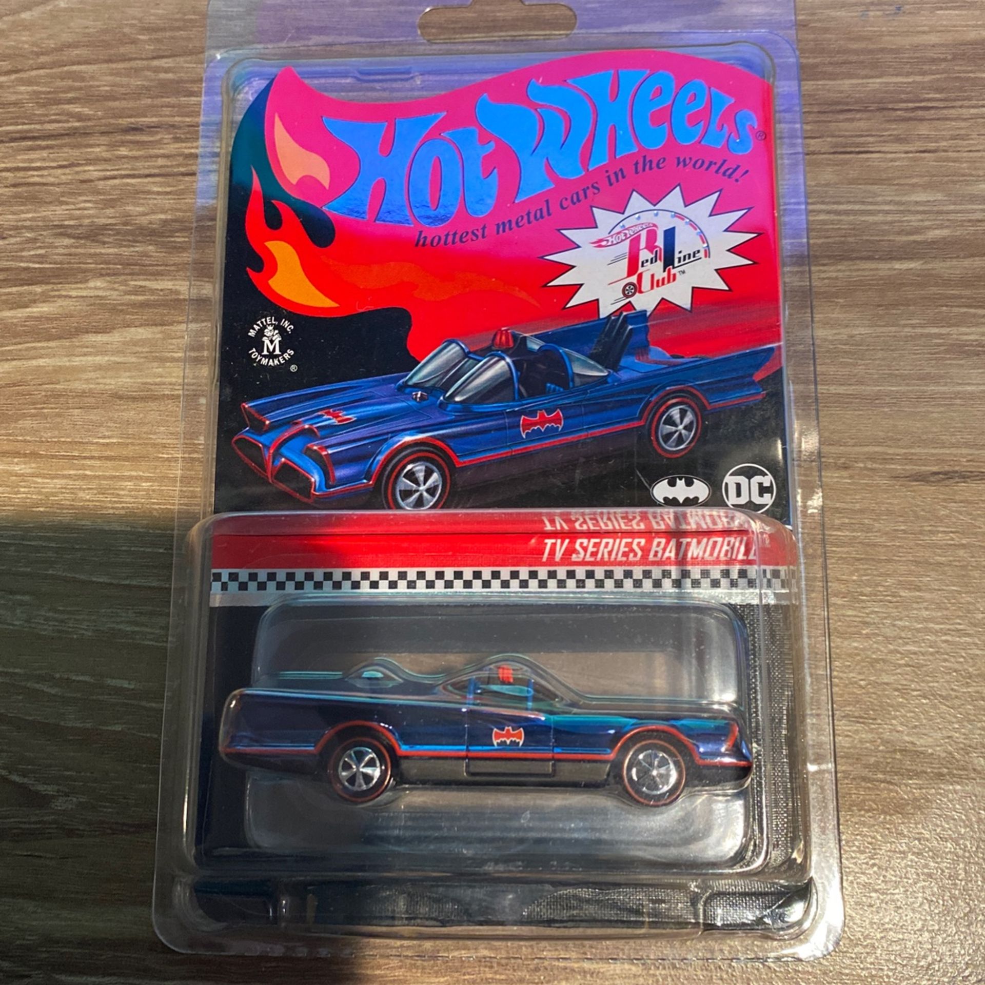 Redline Club Bat mobile Hot wheels collectible Mail In car $100