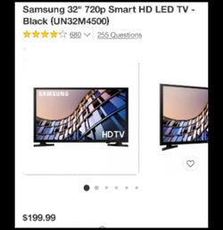 Samsung 32" Smart TV