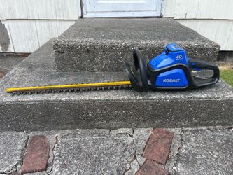 Kobalt 40 V hedge trimmer