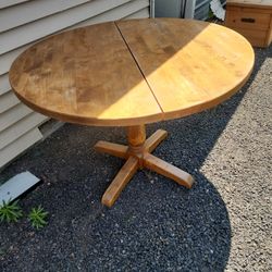Cool Wood Table No Chairs And Wood Chest 
