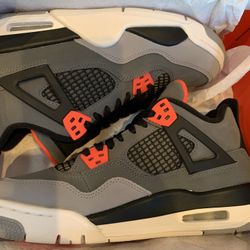 Jordan 4- Infared-Grade school Sizes-(4,4.5,5,5.5,6,6.5)-$175