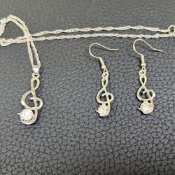 Brand New Earrings And Necklace Set