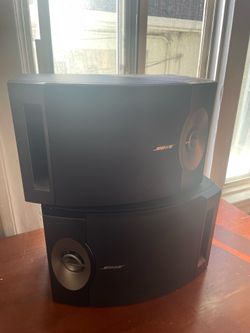 Bose 201 Series V Direct Reflecting Black Bookshelf Speakers Left & Right Pair