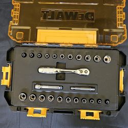 Dewalt Socket Set 1/4 Inch Ratchet Drive
