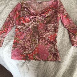 Women’s Pink Blouse Size M