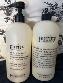 Philosophy PURITY One-Step Facial Cleanser- Large 32 fl oz Includes Pump