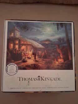 Thomas Kinkade Nativity Scene 1000 Piece Jigsaw Puzzle