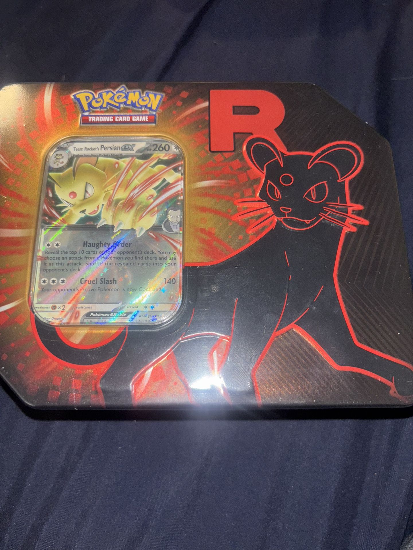 Team Rocket Tin [Team Rocket's Persian ex] - Miscellaneous Cards & Products (MCAP) Or/ And Nedoking
