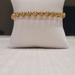 14K Gold 3.25 Cts Diamond Bracelet