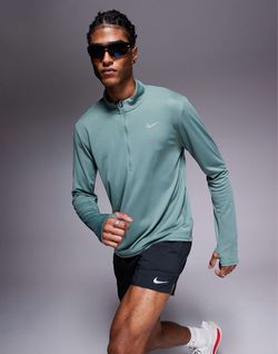 BNWT Nike Dri-Fit Pacer 1/2 Zip Long Sleeve Running Top Men's Size X-Large Green