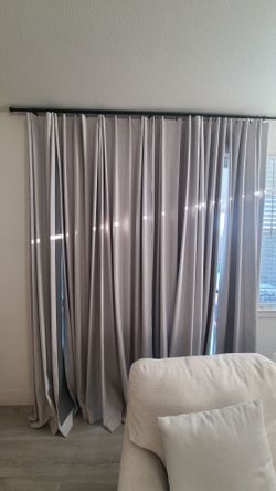 linen blackout curtains
