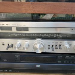 Vintage Stereo Lot Scott Marantz Receiver Magnavox  CD Player