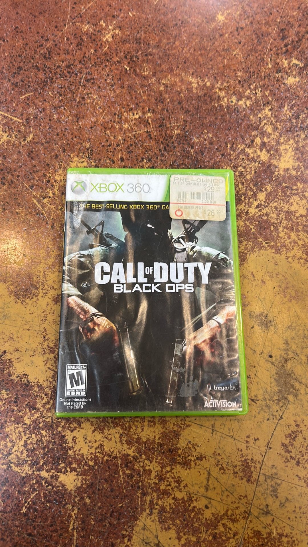 Call of duty black ops Xbox 360 game
