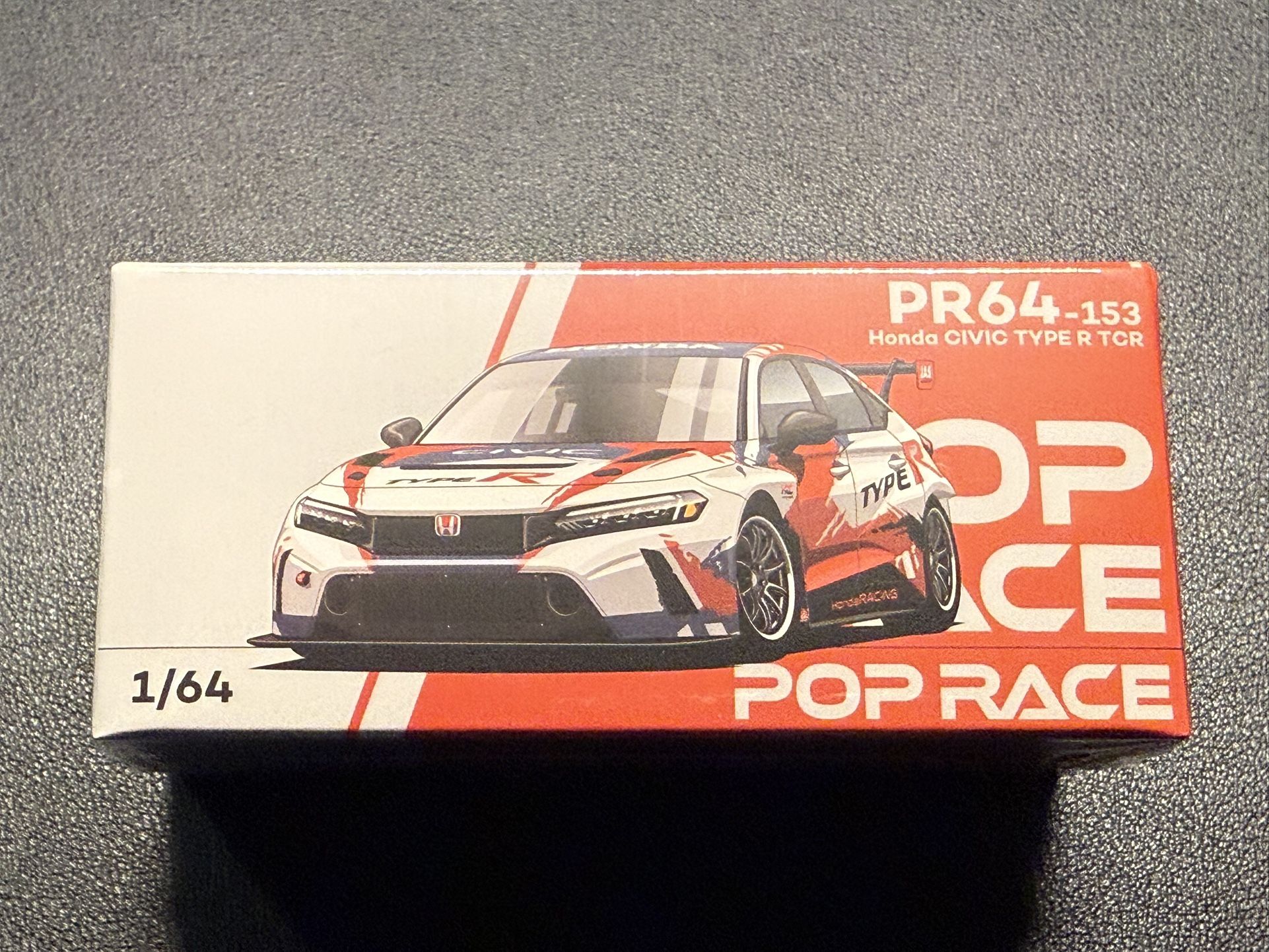 Pop Race Honda Civic Type R TCR 1:64 Diecast Car