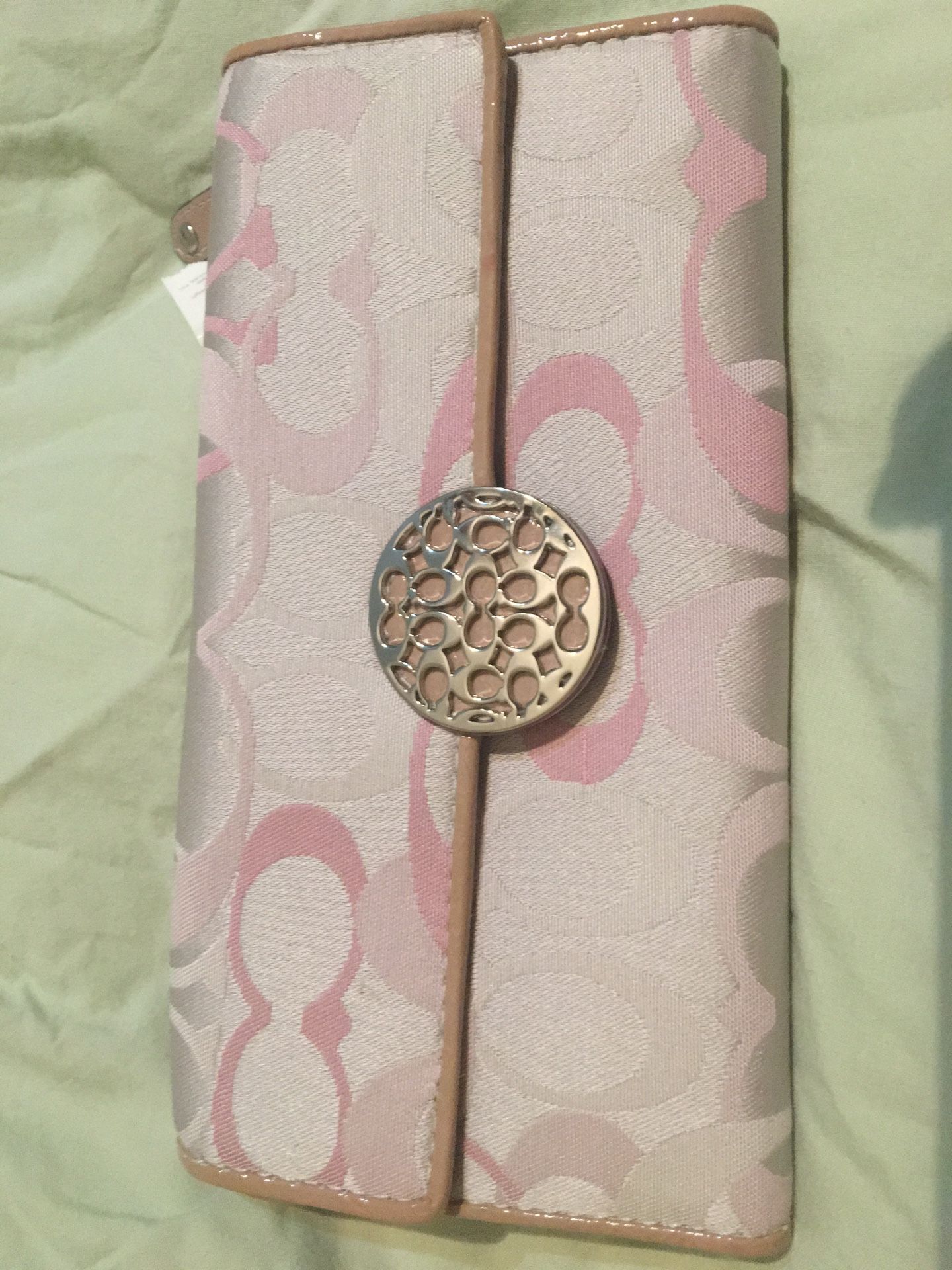 Coach Pink Envelope Wallet