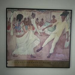 Framed Diego Rivera Print - Dance In Tenanted