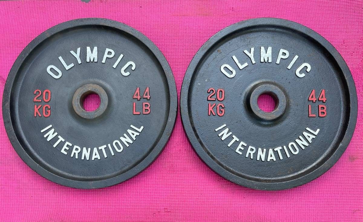OLYMPIC INTERNATIONAL 20KG. / 44LB. OLYMPIC PLATES