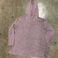 Purple Hooded Top by Premise Ladies’ XL