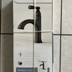 Moen Bathroom Faucet Black 