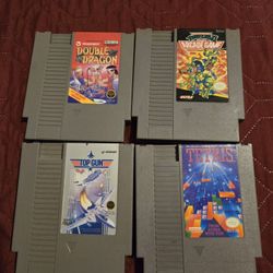 Vintage 90s Nintendo NES Video Games 