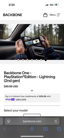 Playstation Backbone Gen 2 with Case.