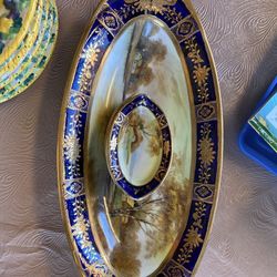 Antique Japanese Plates Set